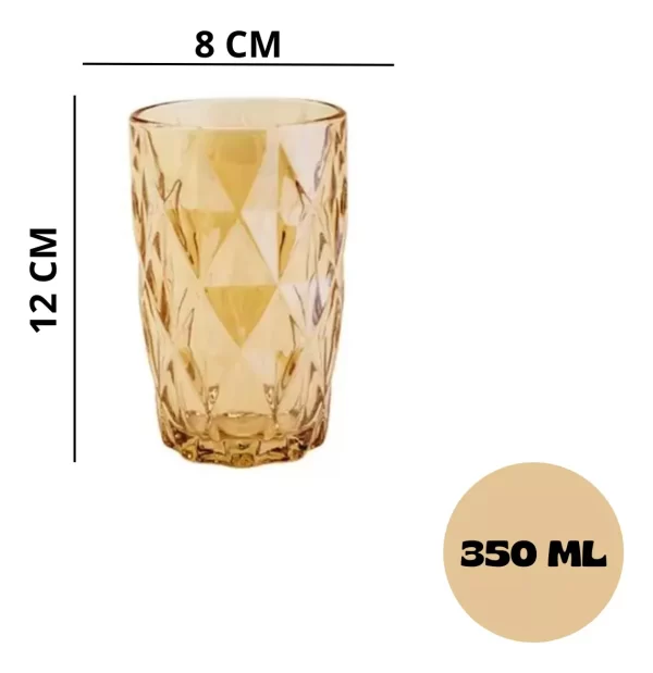 Copo Diamond Ambar 350mL - Image 2