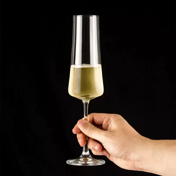 Taça Champanhe Elegance Cristal 210mL - Image 2