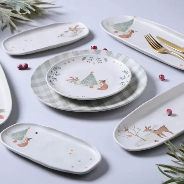 Prato Fundo Coup Stoneware Christmas Card - Image 2