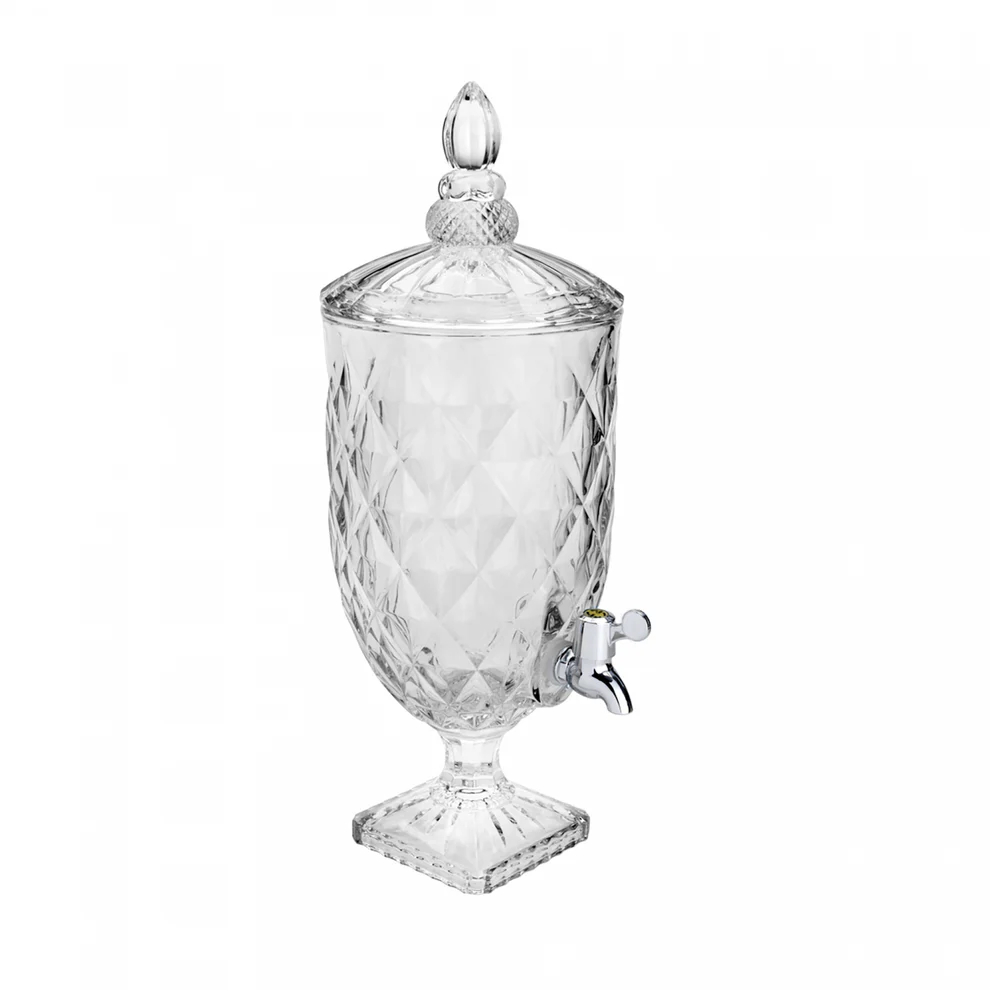 Suqueira Jarra de Vidro Cristal 5L