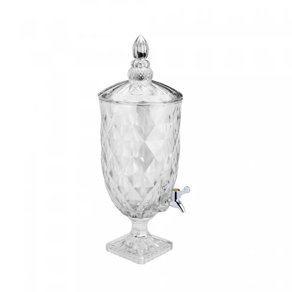 Suqueira Jarra De Vidro Cristal Suco 3 L