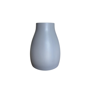 Vaso Cogumelo G - Cinza Fosco