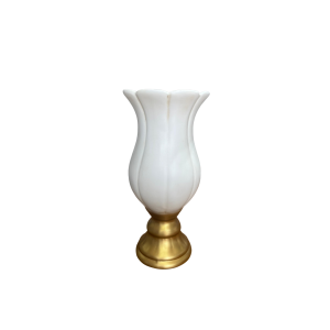 Vaso Flor Grande Ouro