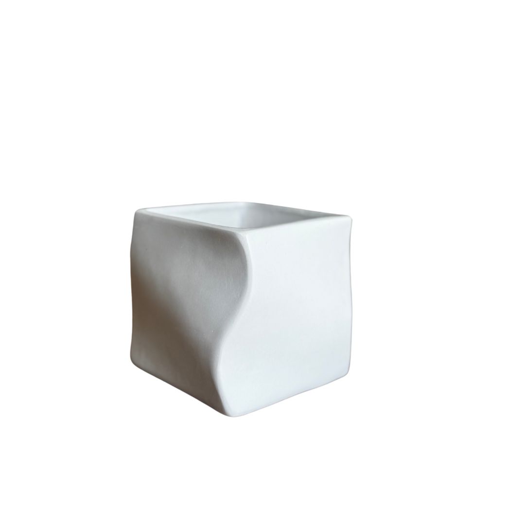 Cachepot Onda Branco