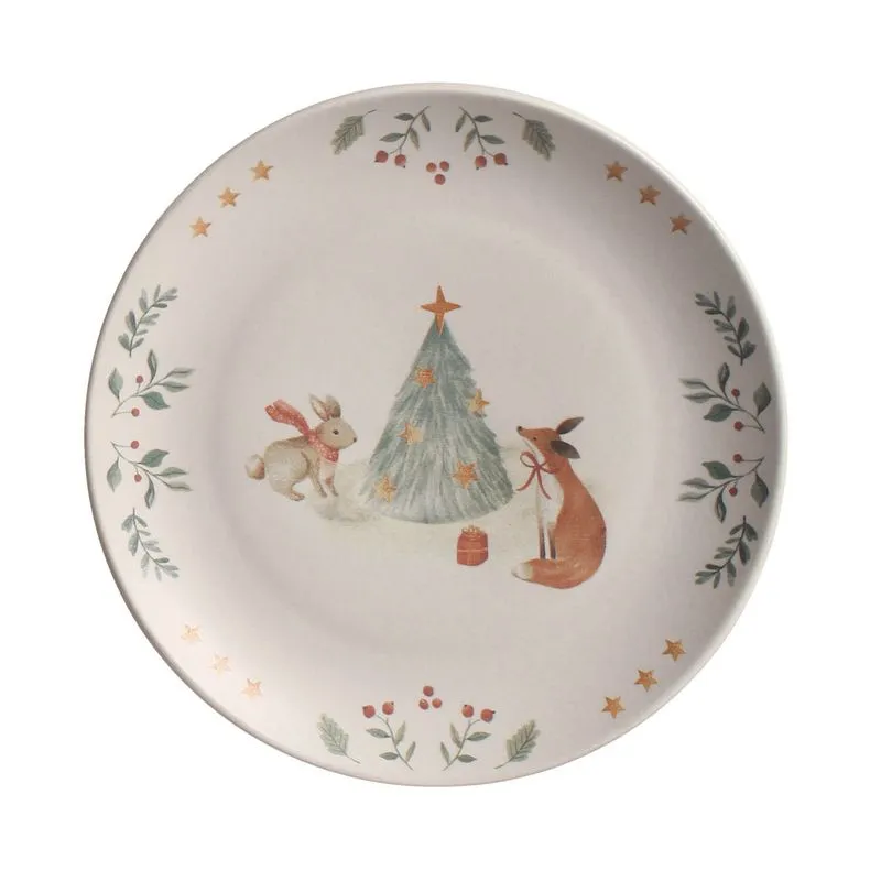 Prato de Sobremesa Coup Stoneware Christmas Card