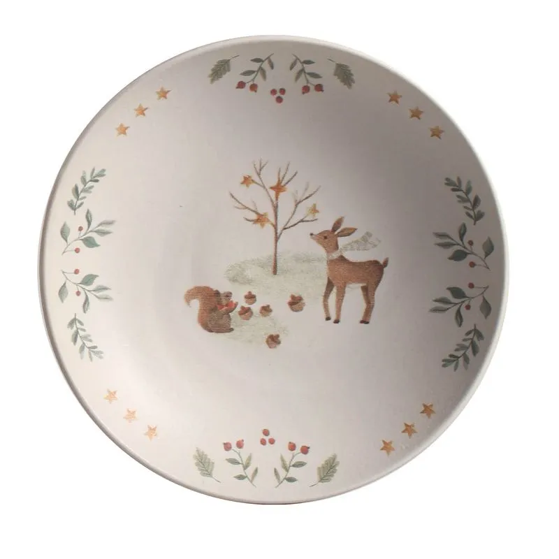 Prato Fundo Coup Stoneware Christmas Card