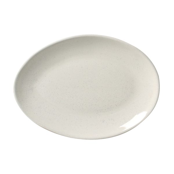 Prato Sobremesa Oval Orgânico Glam