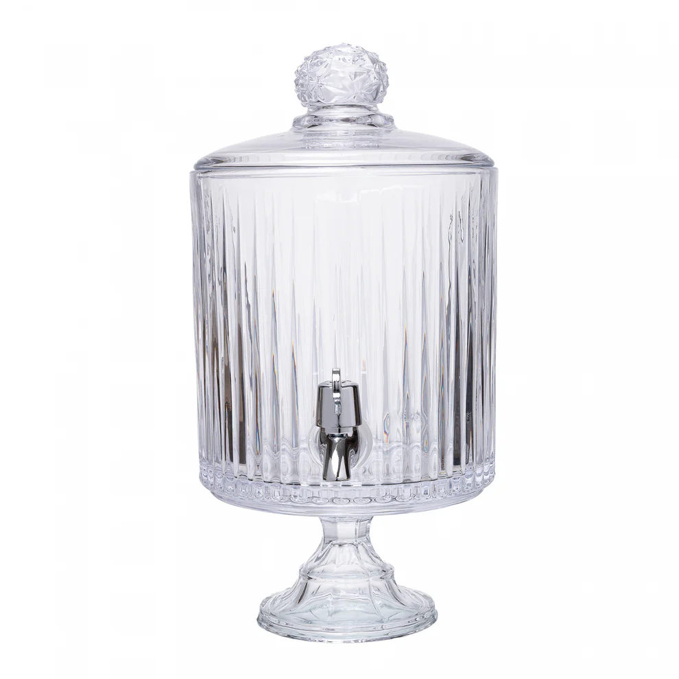Suqueira Bold com Pé e Tampa Bangkok 4,5L Cristal